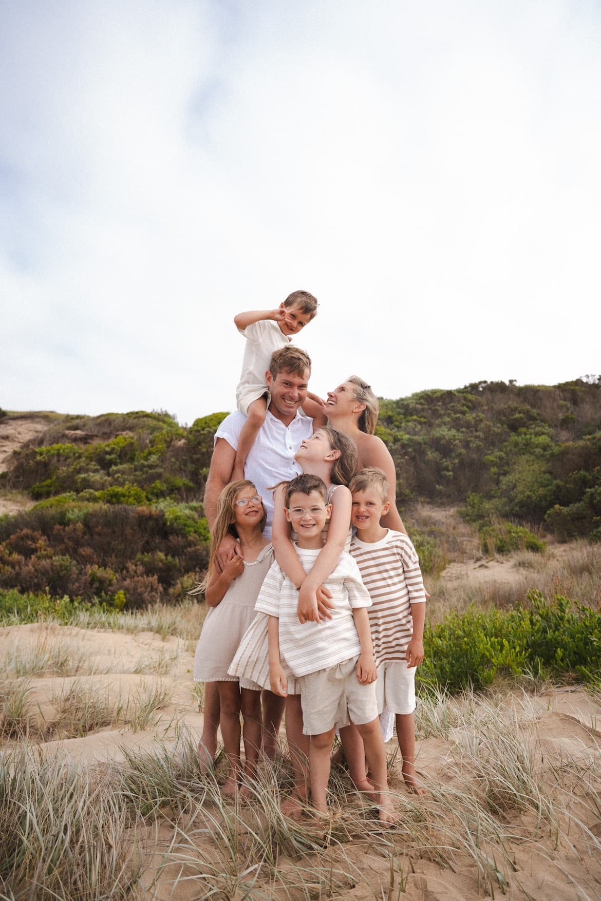 Daniel Knight, founder of DeeMedia, with his family